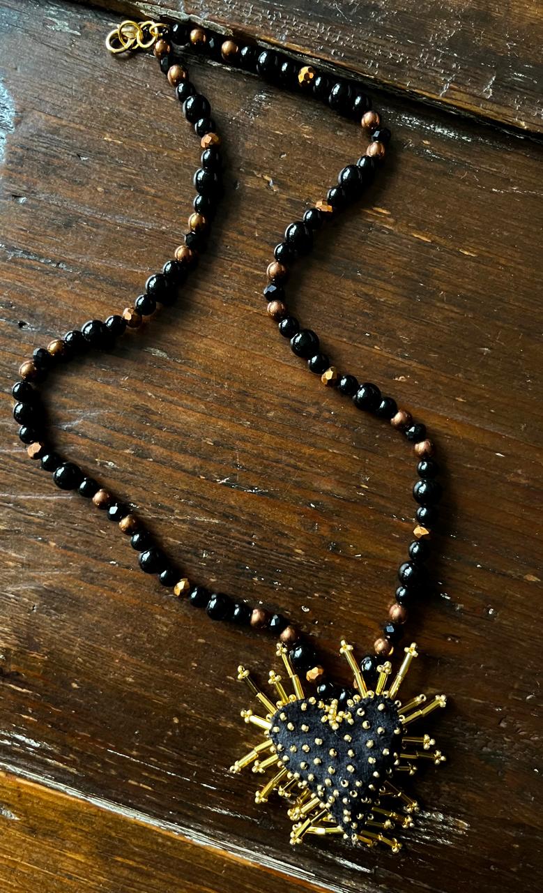 Gargantilla De Terciopelo Negro Para Mujer, Collar